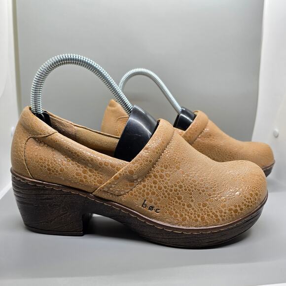 B.O.C. By Born Lehana Pebbled Clog Tan Women's 8.5M - Picture 5 of 7